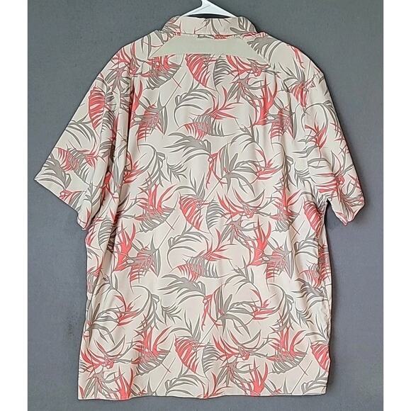 Under Armour Dockside Shirt Men’s 2XL Palm Pattern Quick Dry Boating EUC - Picture 3 of 8